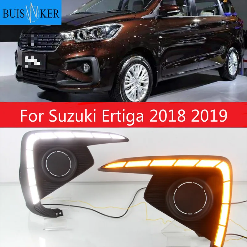 2PCS LED Daytime Running Light Daylights For Suzuki Ertiga 2018 2019