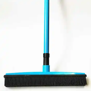 

Carpet Broom Non-Stick Artifact Pet Plastic Hands-Free Rubber Brush Dusting Floor Scraping