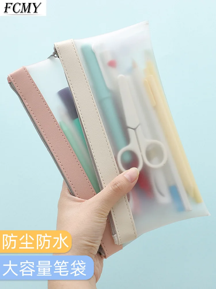 Pencil Case Simple Transparent  Transparent Case Pencil School - Simple  Transparent - Aliexpress