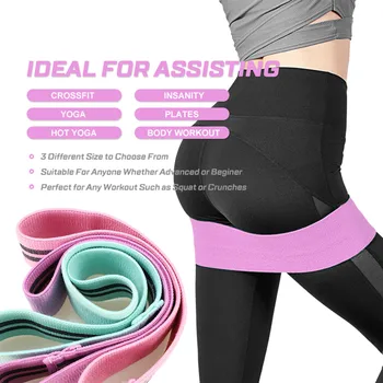 

Resistance Elastic Band Exercise Yoga Belt Rubber Fitness Training Stretch Sport Home gym Euipment work out accessories New 2020