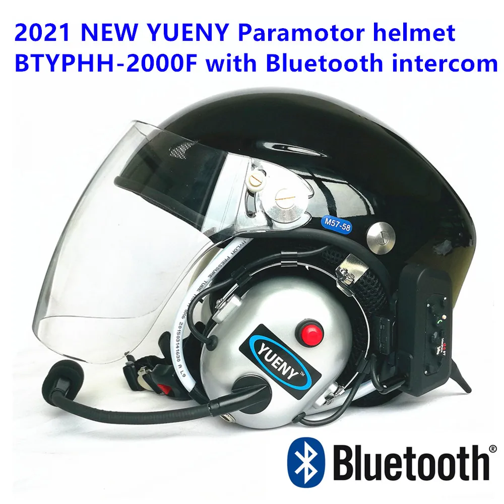 paramotor helmet powered paragliding helmet YPHH-2000F YUENY good quality 