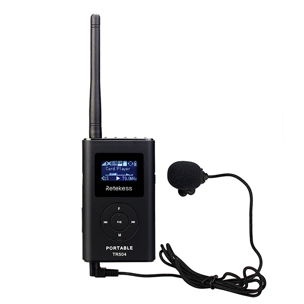 Беспроводная система гида 0,6 Вт 1 fm-передатчик TR504+ 5 fm-радиоприемник PR13 для системы перевода церковных встреч
