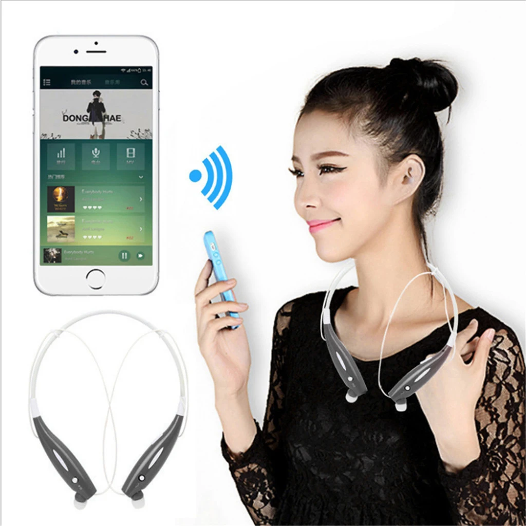 Bluetooth Stereo Headset Neckband Bluetooth Sports Earphone for Android ios Mobile Phone
