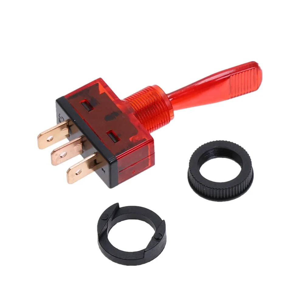Автомобильной тумблер 3 Pin ВКЛ-ВЫКЛ с светодиодные лампы 12V 20A светодиодный светильник