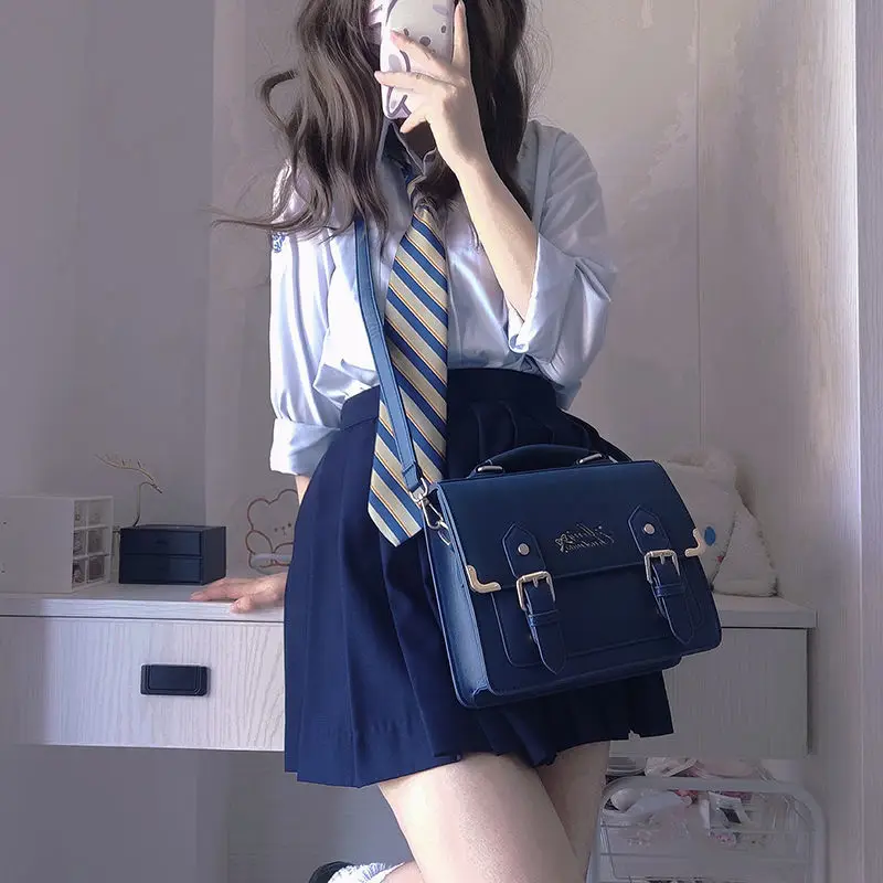 2022 Lolita bag Japanese school Uniforms Cute Ita bag Lolita JK SchoolBag for college Student Women Handbag Anime Shoulder Bag