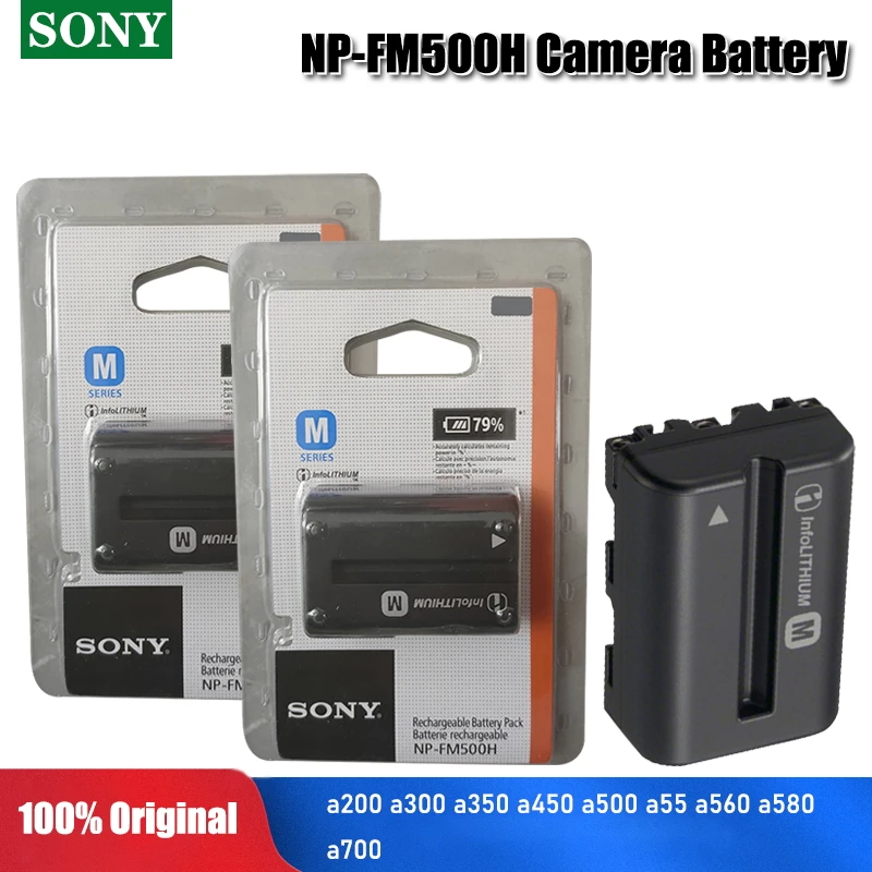 Оригинальный аккумулятор для камеры Sony NP-FM500H NP FM500H FM50 A57 A65 A77 A450 A560 A580 A900 A58 A99 A550 A200