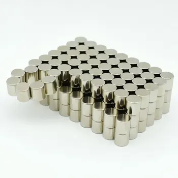 

Dia. 10x10mm Bracelet Magnet NdFeB Disc Diametrically Magnetized N42 Neodymium Permanent Magnets NiCuNi Plated FBA shipment