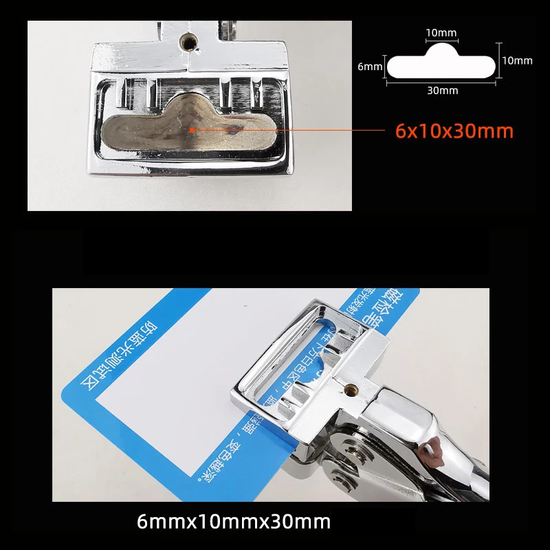 T Shape Hole Punch Slot Cutter Plier Holes Paper PVC Plastic Id Identity Cut Card Mobile Phone Film Perforadora Tipo T paper punch hole punching tools