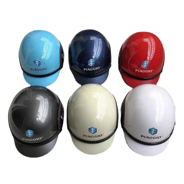 Piaggio helmet VESPA high pressure buffer liner removable and washable  riding half helmet average size imported