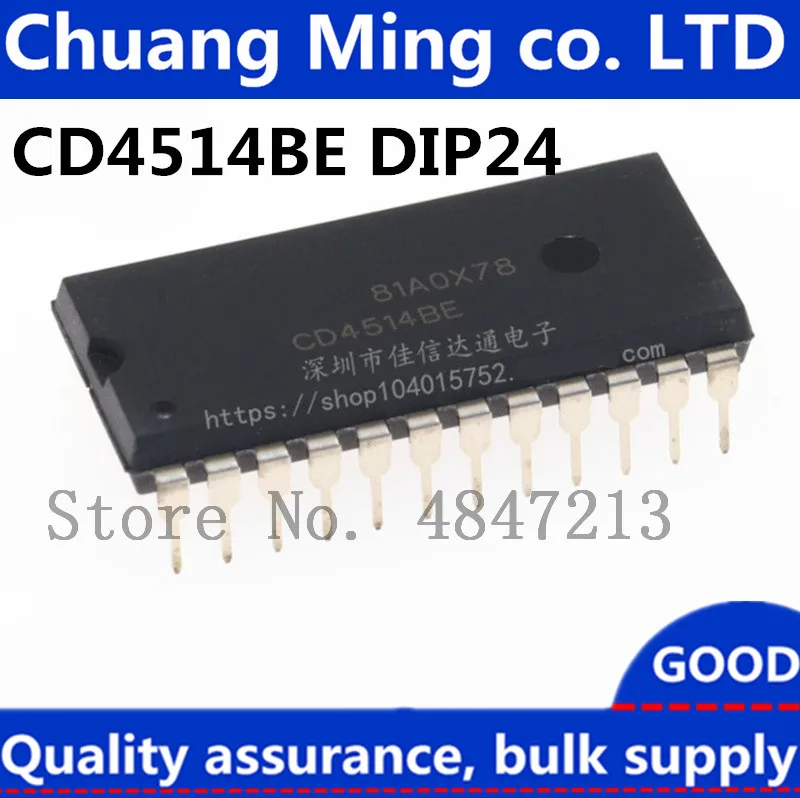 

Бесплатная доставка 10 шт./лот CD4514BE cd4514nccd4514 4514 DIP-24