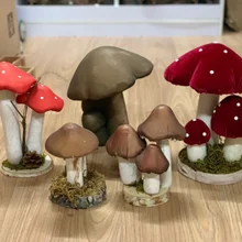 Моделирование грибной пены маленький гриб Садоводство украшения Пасхальный кролик аксессуары украшения съемки реквизит