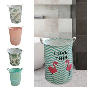 

Clothing Laundry Basket Bag Folding Laundry Basket Large Capacity Clothes Storage Bag Children Toy Storage Bucket Waterproof