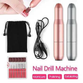 

1set Professional Electric Manicure Machine Pen Nail Drill Pedicure Nail File Nail Tool Nail Files Manicure Cutter Nail Art Tool