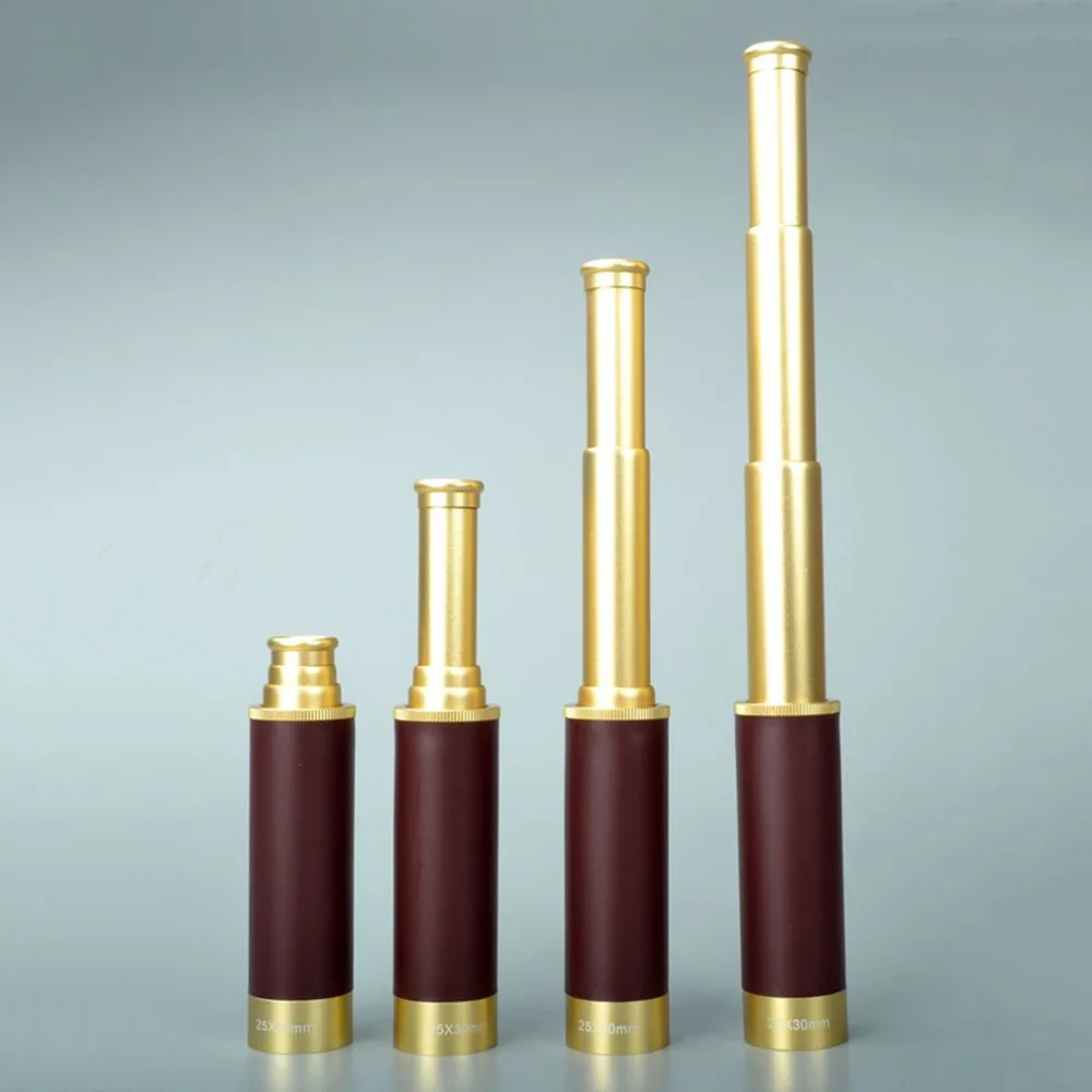 Пираты Карибы 25x30 telescopio Монокуляр телескоп оптика Морской Латунь Spyglass Морской Открытый Кемпинг подлинный