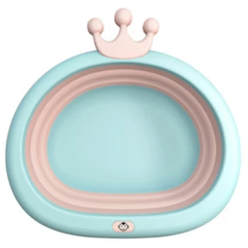 

Newborn Baby Foldable Bath Tub Baby Shower Tubs Bath Body Washing Portable Folding Kids Eco-Friendly Baby Washing Face Basin