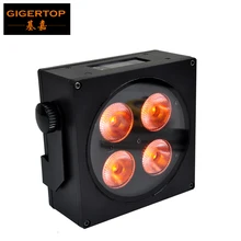 4x18 Вт мини размер батареи беспроводные Уличные светодиодные DMX стандартные свет беспроводной DMX512 мастер/раб, авто, звук активный сценический свет