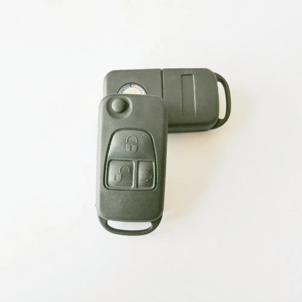 WIth Logo Remote Key Fob Case 3 Button For Mercedes Benz ML C CL S SL SEL