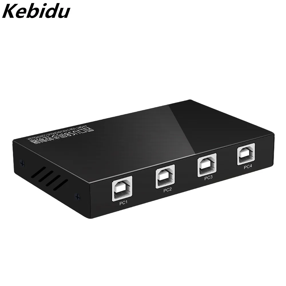 03 4 порта 1-для-4 USB клавиатура синхронизатор мыши контроллер KVM переключатель