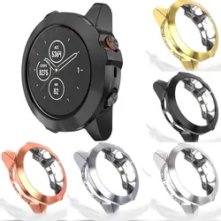 Soft TPU plating case Smart Watch Protector case Dust Proof Protective Case Cover Protector For Fenix 5X Smart Watch Accessories Soft TPU plating case Smart Watch Protector case Dust Proof Protective Case Cover Protector For Fenix 5X Smart Watch Accessories