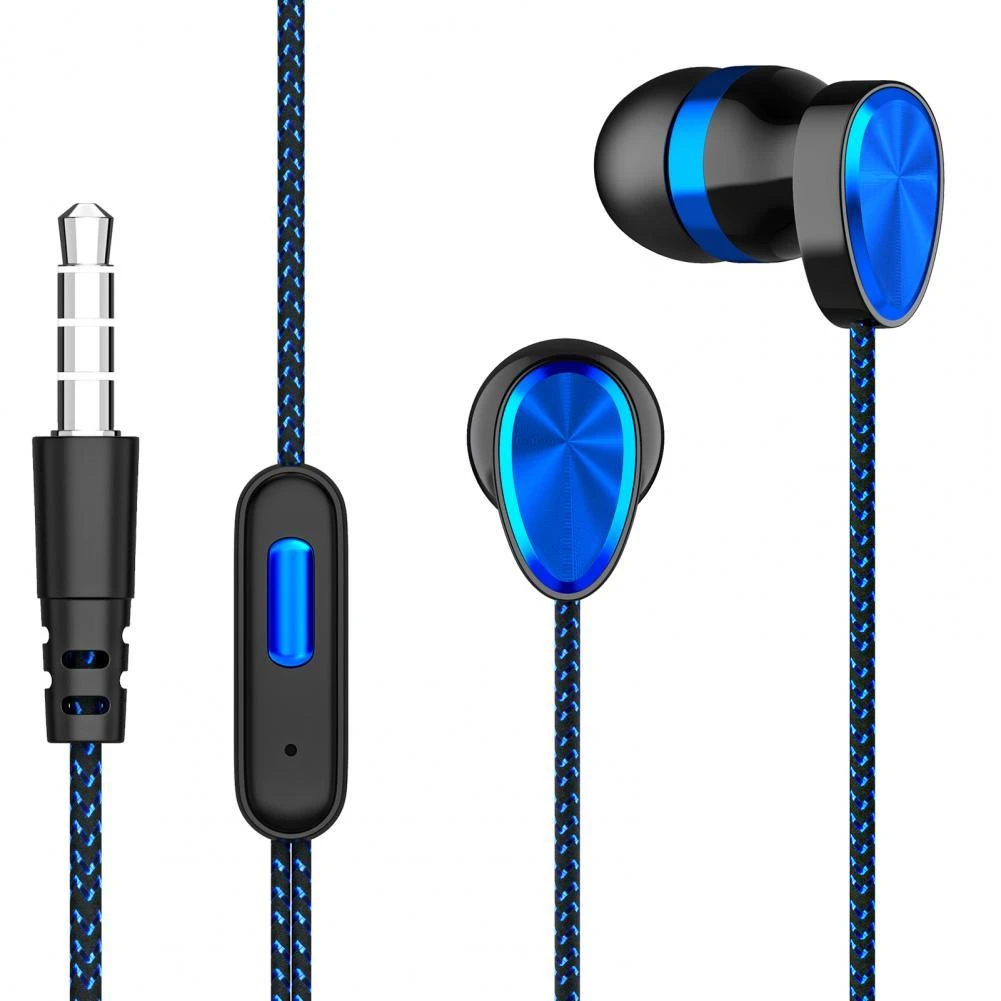Gaming Headphone Eco friendly Wired Earphone Plastic Noise Reduction