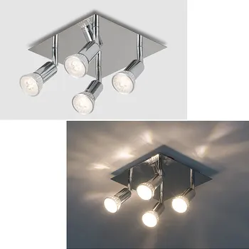 

GU10 Ceiling Light Lamp Modern GU10 Lights Rotatable Ceiling Spotlights Lighting Lamps for Bedroom Living Room 1/2/4 Lights 1pc