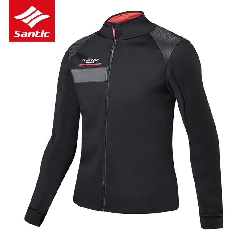 WM8C01098H Santic велосипедная куртка, зимняя теплая ветрозащитная велосипедная куртка, Мужская Профессиональная велосипедная куртка, одежда для велоспорта - Цвет: WM8C01098H
