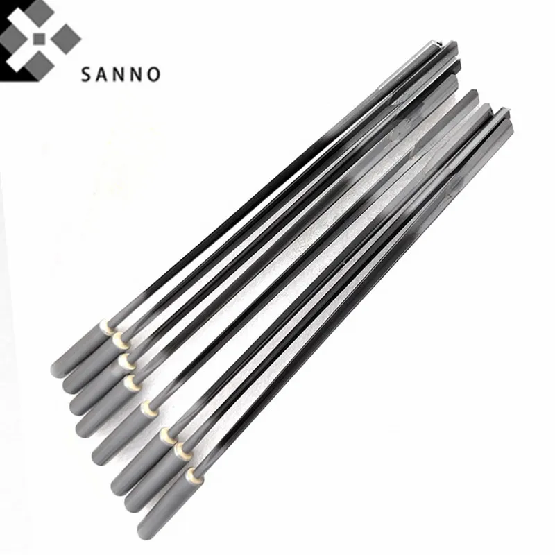 

3x800mm - 30x1000mm Deep hole gun drill bit customize cnc inner coolant cutting tool V-shape carbide drill head drilling bit