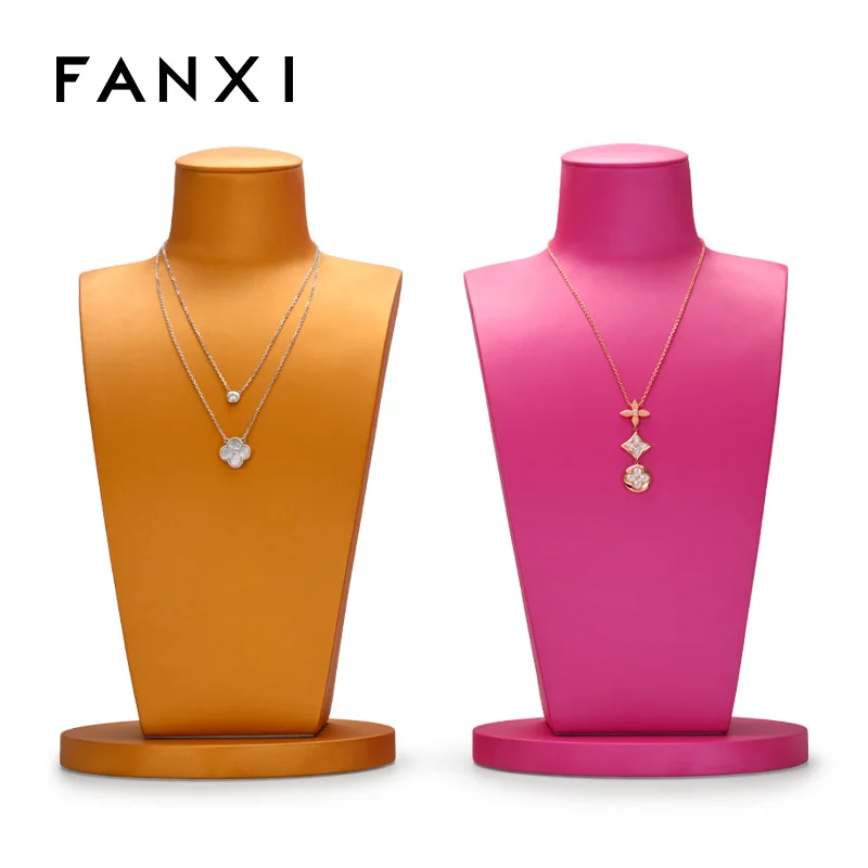 2021 new light luxury portrait necklace display stand high-end jewelry necklace props neck necklace stand jewelry holder