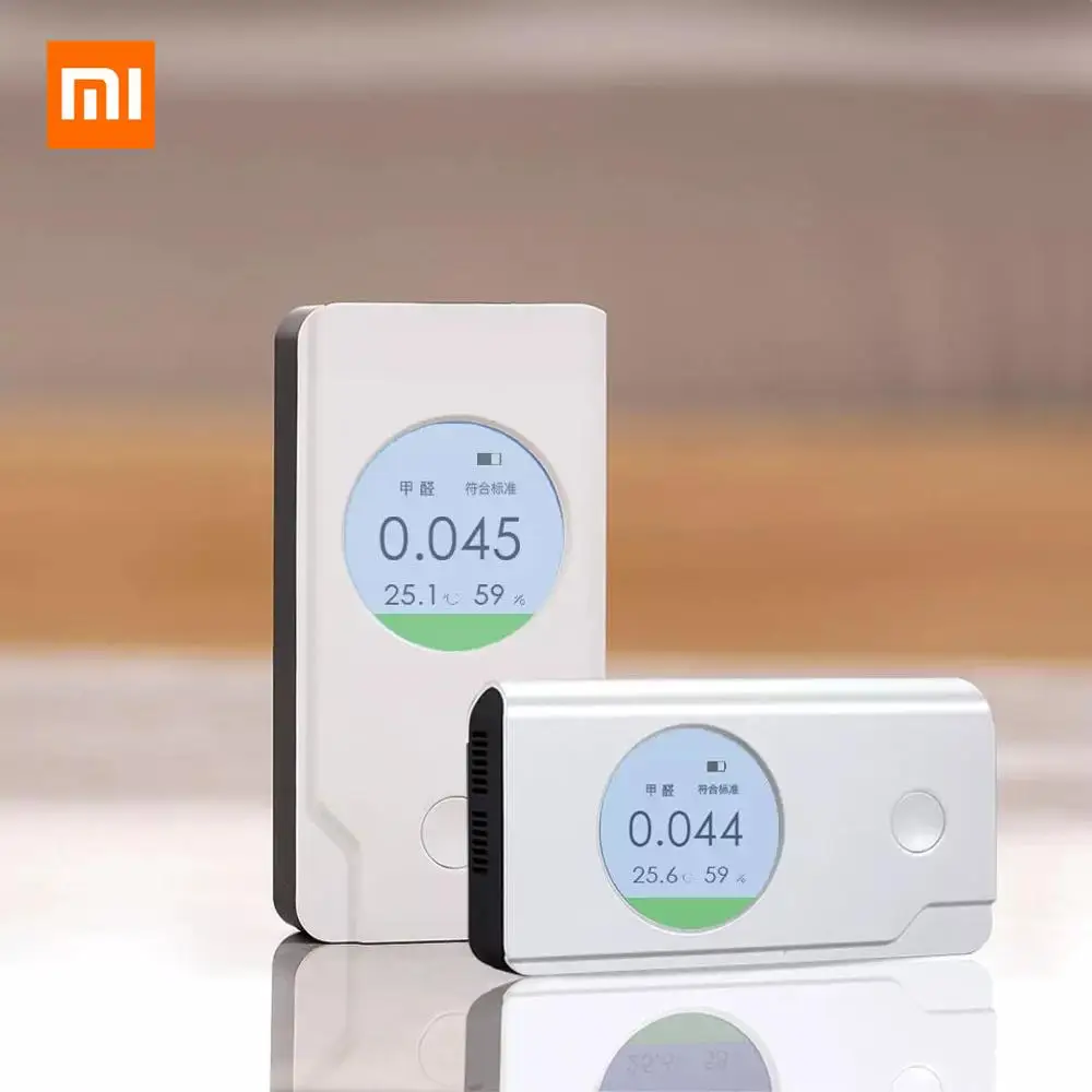 Xiaomi Mijia Miaomiaoce детектор формальдегида usb зарядка электрохимический датчик wifi Температура Влажность ЖК-дисплей для дома