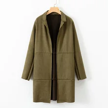 RR однотонные замшевые шерстяные пальто женские модные куртки с отложным воротником женские элегантные пальто с длинным рукавом Женские