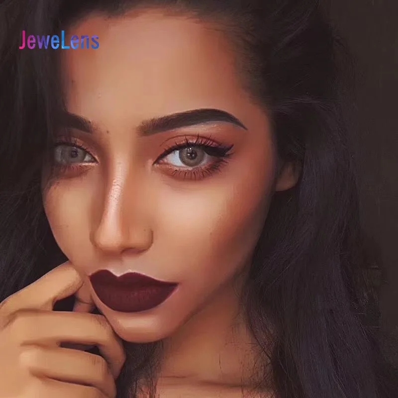 Цветные контактные линзы Jewelens ed цветные для глаз косметические серии Natural