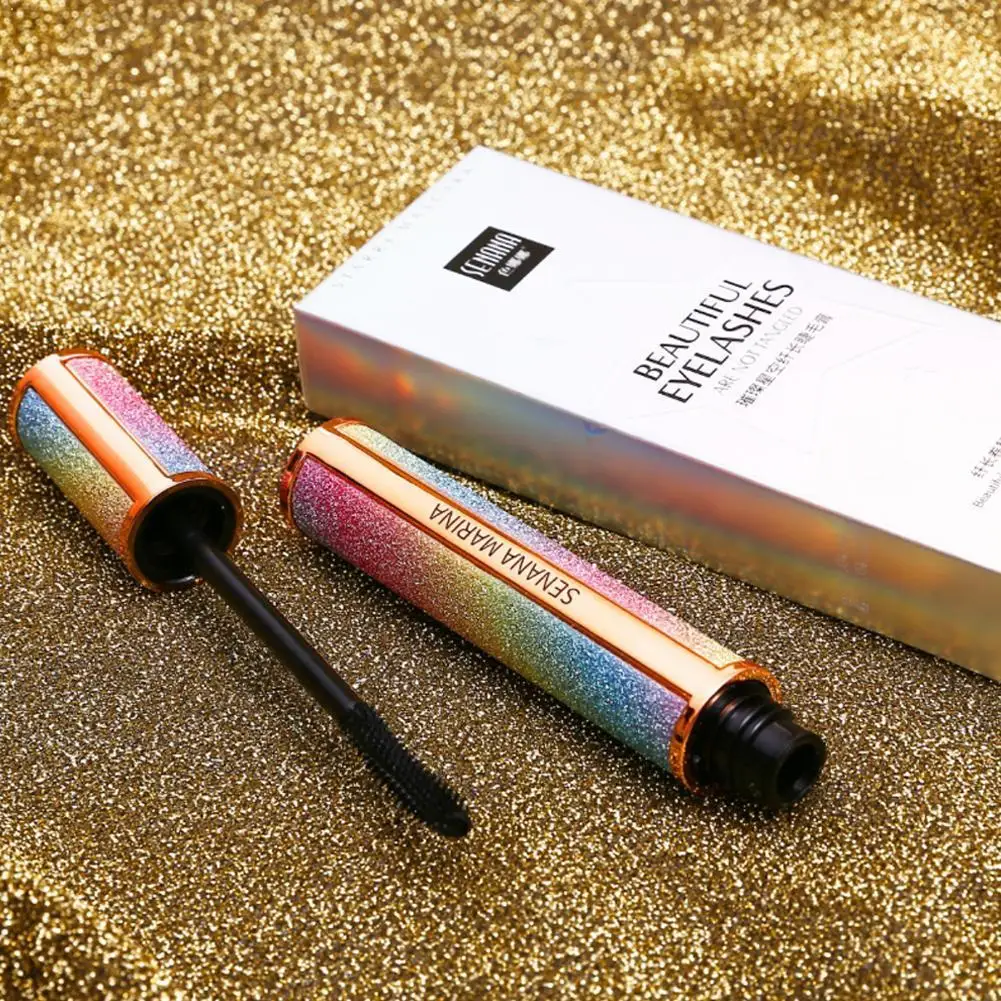 

4D Silk Fiber Lashes Thick Lengthening Mascara Long Eye Brush Eye Lashes Eyelash Extension Makeup Cosmetics Black Lash X5X0