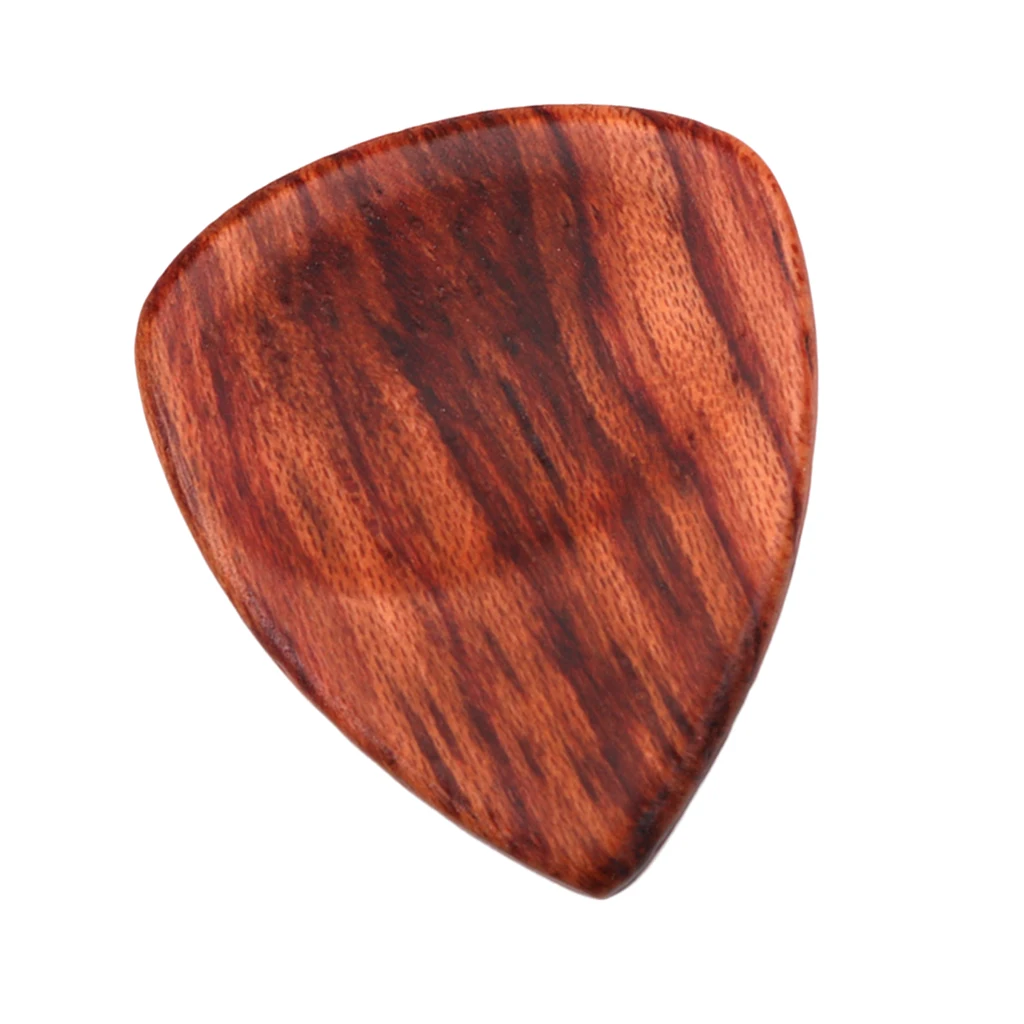 Rosewood Wooden Guitar Picks Kit For Bass, Electric & Acoustic Guitars