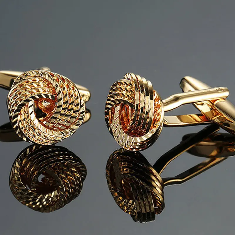 

High quality men's shirt Cufflinks new fashion brand jewelry gold Cufflinks men's wedding dress accessories pin