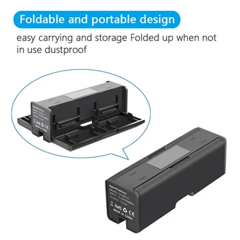 

4 In 1 Digital Display Battery Charging Hub Drone Accessories Charger Portable Home Travel Durable Foldable For DJI Mavic Air 2