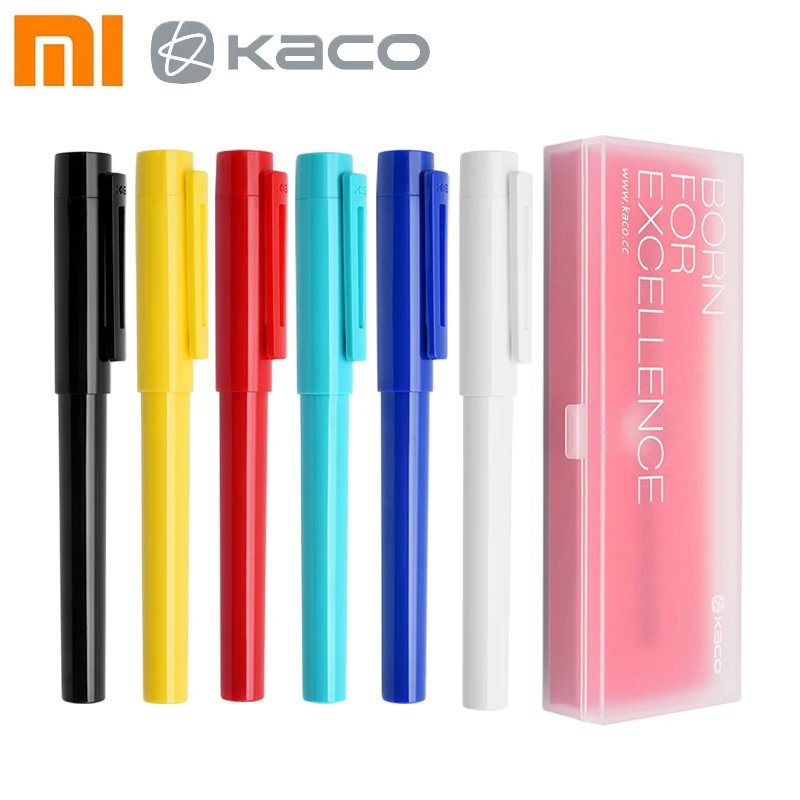 

Original Xiaomi KACO SKY Pen Fountain Pen 0.3mm-0.4mm EU Standard Ink Bag 4 Colors with Box From Xiaomi Mi Home