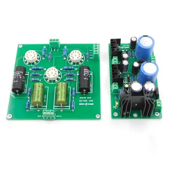 

Assembeld Ground Grid gg Tube Preamp board + Power supply board （without tubes)