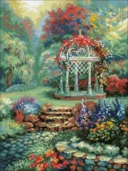 NN xiaoyi хлопок, самостоятельно подходящая вышивка крестиком RS хлопок поставляется с павильоном в саду риолис Чу 1383