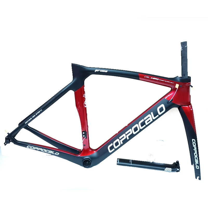 Carbon Bicycle Frame Aero Road Frameset Fork + Seatpost + Clamp + Headset 47 50 53 55 57cm