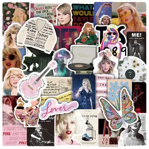 10/30/50pcs/pack Swift Lyrics Of Music Album Taylor Cartoon Stickers For  Refrigerator Car Helmet Gift Guitar Notebook Phone Toys - Sticker -  AliExpress