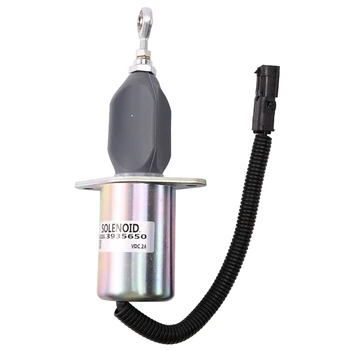 

24V Engine Shut Off Stop Solenoid Valve Replacement Kit Fit for Cummins Dongfeng 3935650 Shut Off Solenoid