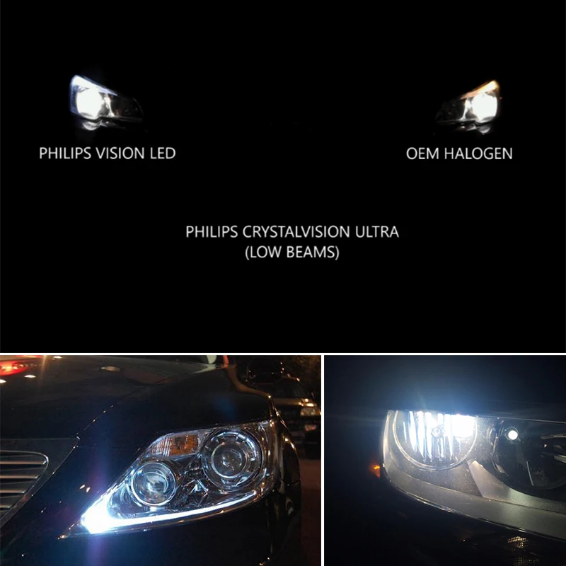 2 шт. 6000 К ксенон белый T10 168 194 2825 W5W Автомобильный светодиодный лампы для автомобилей для парковочного места свет, свет номерного знака, габаритный фонарь 12V