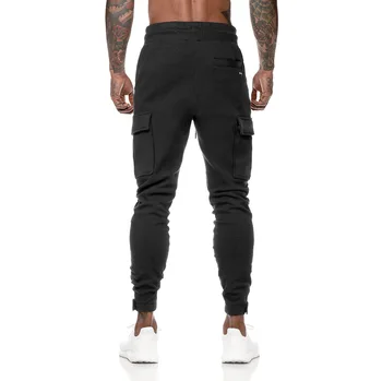 Breathable Jogging Pants Men Fitness Joggers Running Pants With Zip Pocket Training Sport Pants For Running Tennis Soccer Play 4