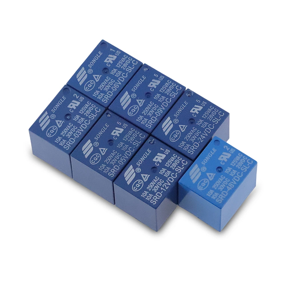 50 шт./лот реле детской лампы 12 В 24 48 10A 250VAC 5PIN T73|relay 50pcs|relay 10a 12v12v 5pin relay |