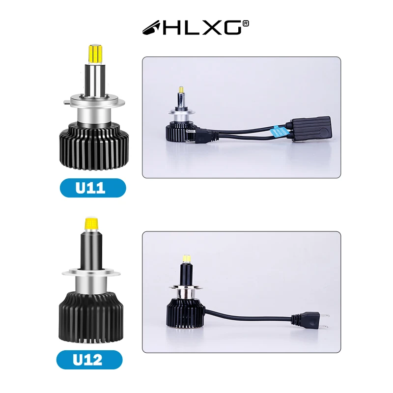 LED Car Lights hlxg 9012 HIR2 360 led Fog Lights H1 etc