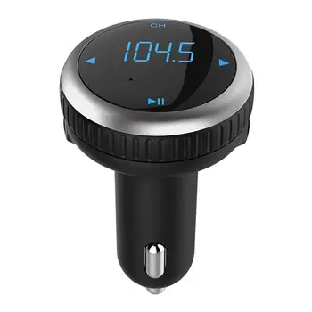 

Kuulee Wireless Bluetooth FM Transmitter Car Charger Car Kit MPS Music Player Hand Free Calling Dual USB Port TF Play