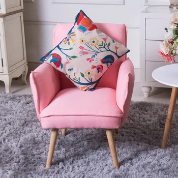 

Nordic Simple Modern Single Sofa Chair Small Family Living Room Furniture Cloth Small Sofa Desk Lazy Chair Couch Modern Sofa