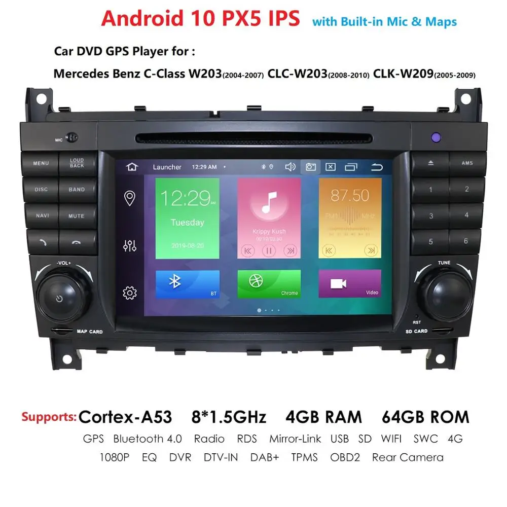 Doble DIN autoradio//radio marco para Mercedes Viano 639//Vito 638