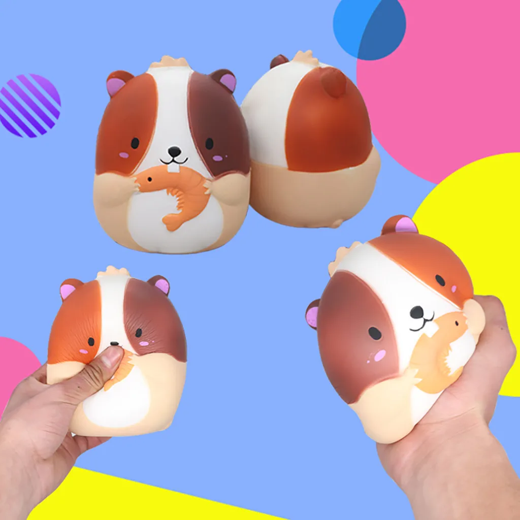 Kawaii животные игрушки для детей продажа новая имитация медленный отскок жадный