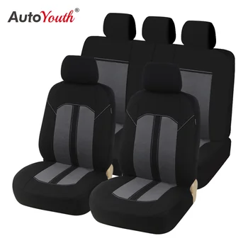 

AUTOYOUTH Car Seat Cover Universal Polyester Automobiles Seat Cover Interior Accessories Seat Protector For Lada Volkswagen Ford